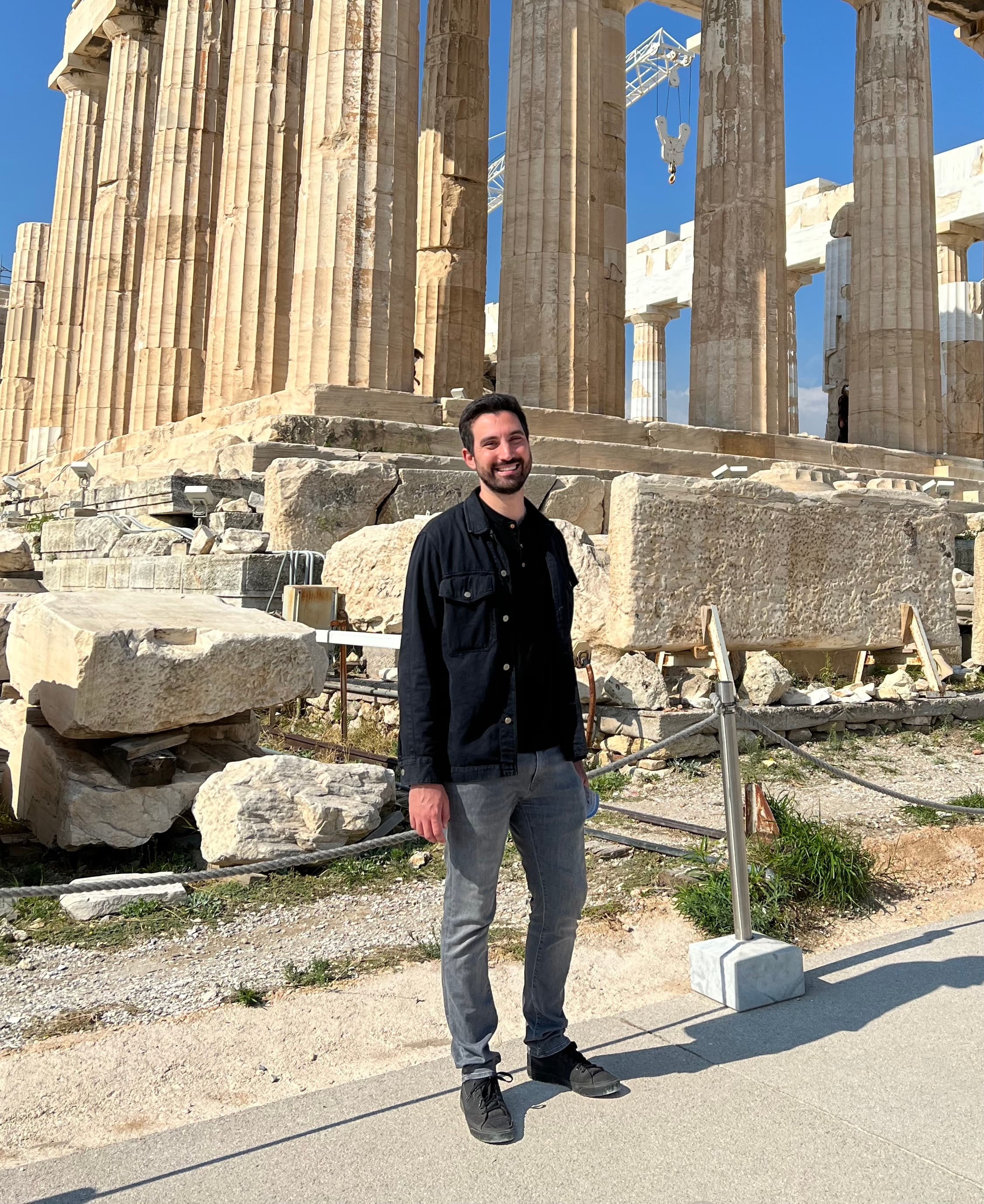 Dimitri at the Parthenon